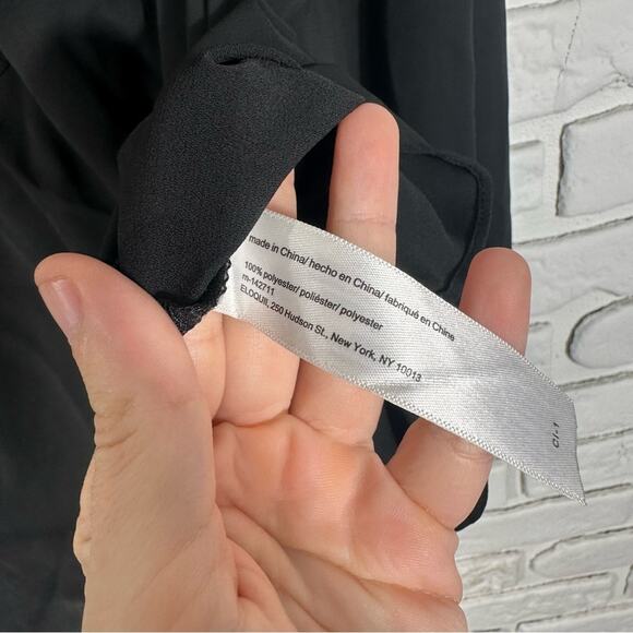 NEW Eloquii Sheer Lace Up Long Sleeve Top Size 16 - Picture 5 of 11